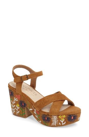 Women's Coconuts By Matisse Fresh Platform Sandal M - Beige