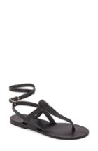 Women's Ancient Greek Sandals Estia Ankle Wrap Sandal Us / 36eu - Black