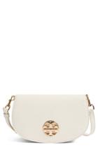 Tory Burch Jamie Convertible Leather Clutch - White