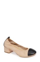 Women's Yosi Samra Newton Cap Toe Pump M - Beige