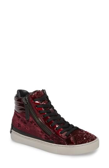 Women's Crime London Java Hi Sneaker Us / 36eu - Burgundy