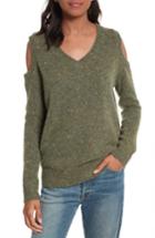 Women's Rebecca Minkoff Page Cold Shoulder Sweater - Green