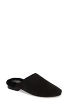 Women's Eileen Fisher Gwen Iii Genuine Shearling Mule .5 M - Black