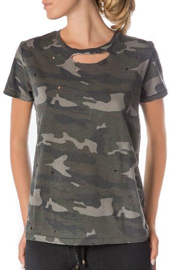 Women's Ragdoll Ripped Camo Tee