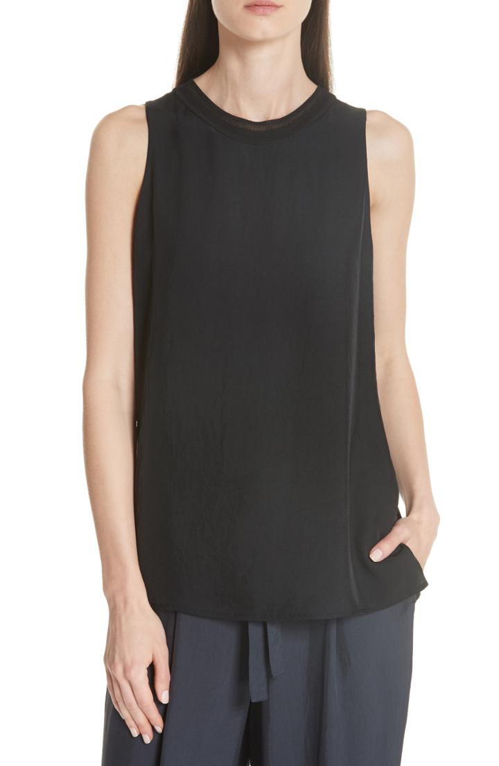 Women's Vince Rib Trim Tank