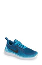 Women's Nike Free Rn Distance 2 Running Shoe M - Blue