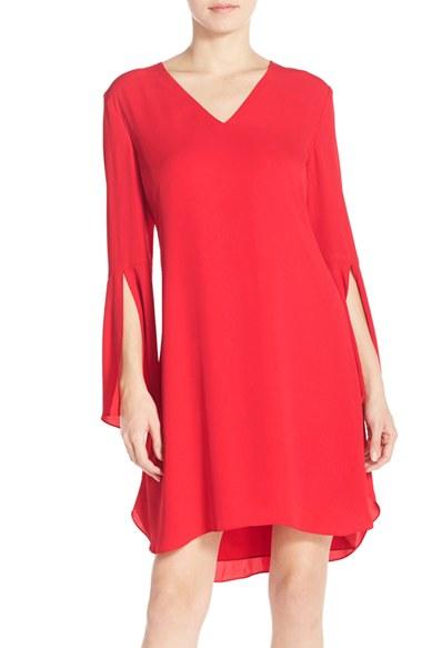 Women's Chelsea28 Bell Sleeve Chiffon A-line Dress