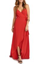 Women's Show Me Your Mumu Mariah Wrap Maxi Dress - Red