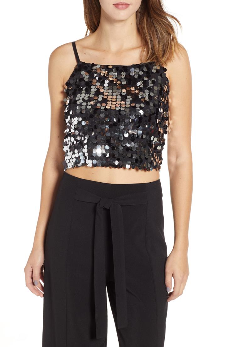Women's Leith Sequin Crop Camisole