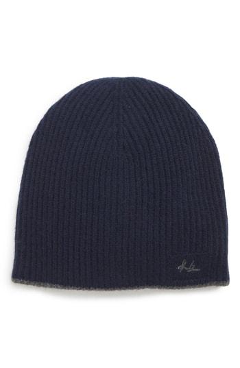 Women's Rag & Bone Yorke Cashmere Beanie - Blue