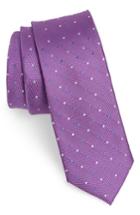 Men's 1901 Mirage Dot Silk Tie, Size - Purple