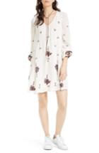 Women's Free People Embroidered Minidress - Ivory