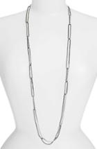 Women's Lisa Freede Long Crystal Chain Link Necklace
