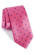 Men's Nordstrom Men's Shop Confetti Dot Silk Tie, Size - Pink