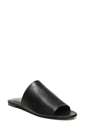 Women's Via Spiga Heather Slide Sandal M - Black