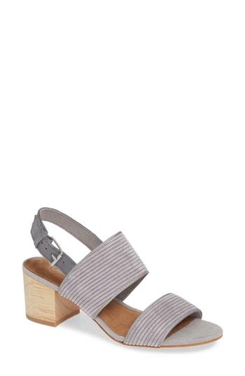 Women's Toms Poppy Sandal B - Grey