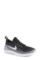 Women's Nike Free Run Distance 2 Running Shoe .5 M - Black