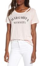 Women's Lira Clothing Margarita Mamacita Distressed Graphic Tee - Pink