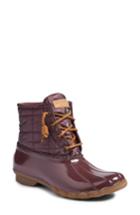 Women's Sperry 'saltwater' Waterproof Rain Boot M - Purple
