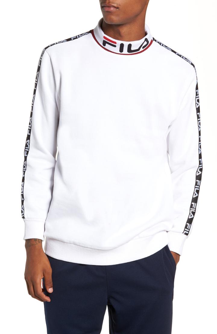 Men's Fila Drey Mock Neck Sweatshirt