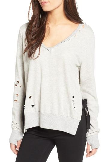 Women's Pam & Gela Side Slit Sweatshirt