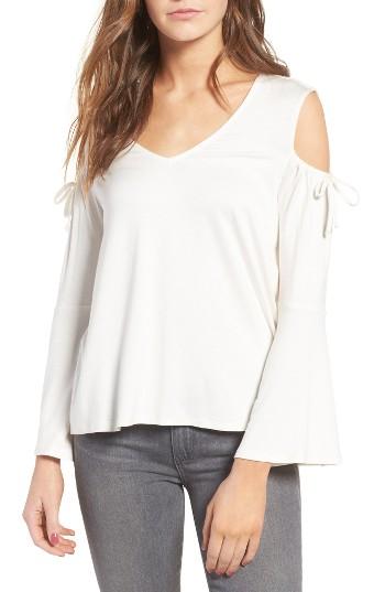 Women's Ella Moss Bella Bell Sleeve Cold Shoulder Top - Ivory