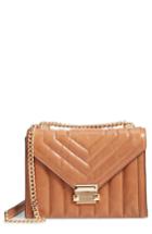 Michael Michael Kors Large Quilted Leather Shoulder Bag - Brown