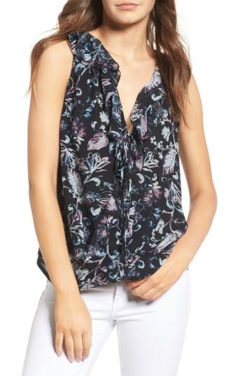 Women's Ella Moss Dreamer Silk Tank - Black