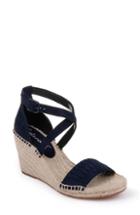 Women's Splendid Sheri Wedge Espadrille Sandal M - Blue