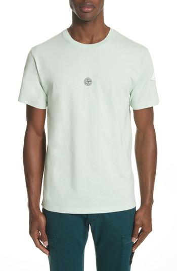 Men's Stone Island Logo T-shirt - Green