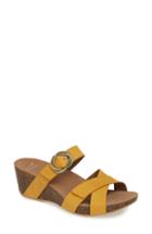 Women's Dansko Susie Platform Sandal .5-12us / 42eu - Yellow