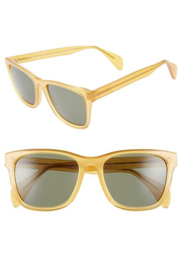 Women's Odlr X Morgenthal Frederics Jo 55mm Cat Eye Sunglasses - Butterscotch Amber