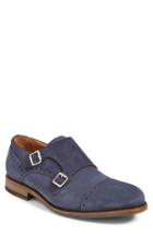 Men's Aquatalia 'fallon' Weatherproof Monk Strap Shoe M - Blue
