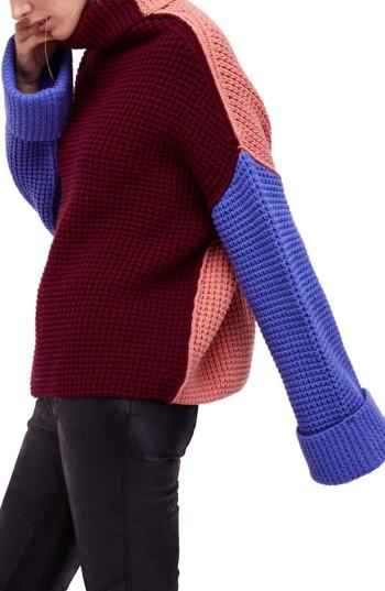 Women's Free People Park City Pullover - Burgundy