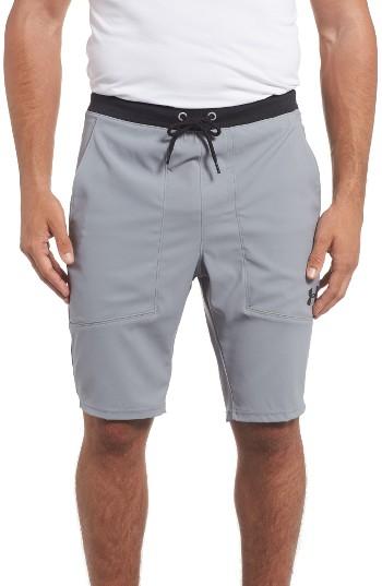 Men's Under Armour Sc30 Splash Cargo Shorts - Grey
