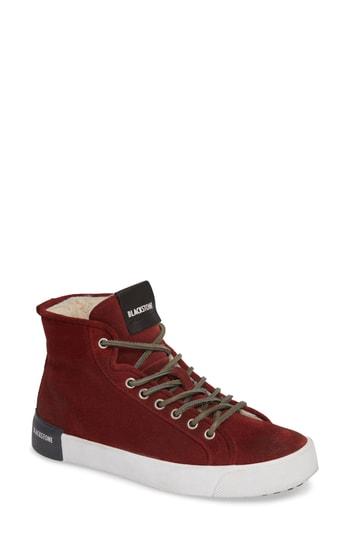Women's Blackstone Ql70 Genuine Shearling Lined Sneaker Us / 36eu - Burgundy
