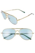 Women's Tory Burch 58mm Foldable Aviator Sunglasses - Brass