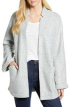 Women's Caslon Novelty Knit Jacket - Grey