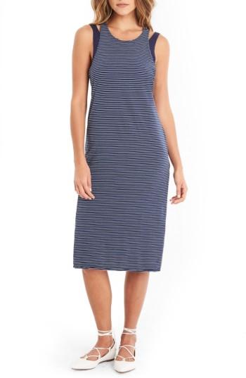 Women's Michael Stars Layered Knit Tank Dress - Blue