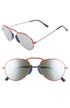 Men's L.g.r. Agadir 54mm Sunglasses - Red/ Silver Mirror