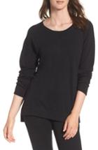 Women's Ugg Celia Cotton & Silk Sleep Tee - Black
