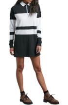 Women's Volcom Pique Boo Rugby Dress - Black