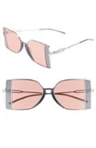 Women's Calvin Klein 205w39nyc 51mm Butterfly Sunglasses - Nickel