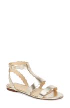Women's Sole Society So-maladee Flat Sandal .5 M - Metallic