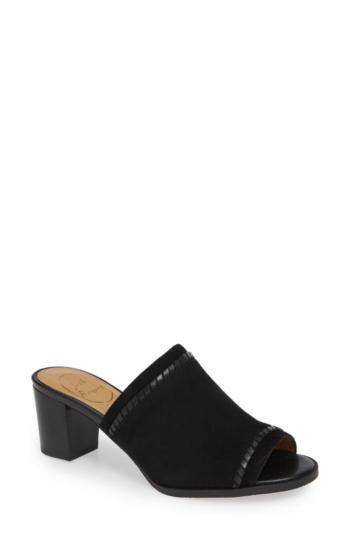 Women's Jack Rogers Campbell Mule .5 M - Black
