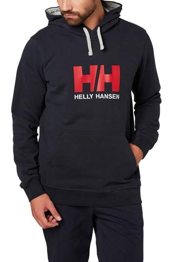 Men's Helly Hansen Logo Hoodie - Blue
