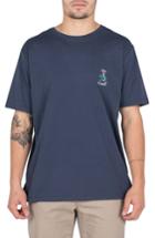 Men's Barney Cools Embroidered Mermaid T-shirt - Blue