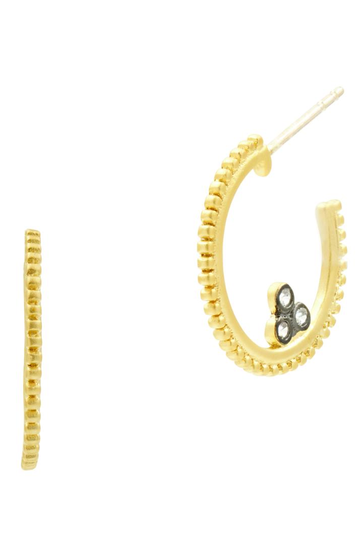 Women's Freida Rothman Imperial Small Hoop Earrings