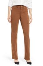 Women's Nydj Marilyn Stretch Twill Straight Leg Pants (similar To 14w) - Brown