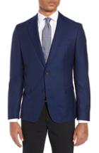 Men's Hugo Nobis Trim Fit Wool Blazer S - Blue